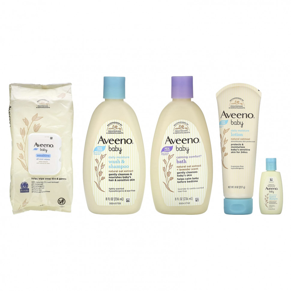 ���� ������ (Iherb) Aveeno, Baby, Welcome Little One, ���������� �������, ����� �� 6 ���������, ������ �� 6310 ���