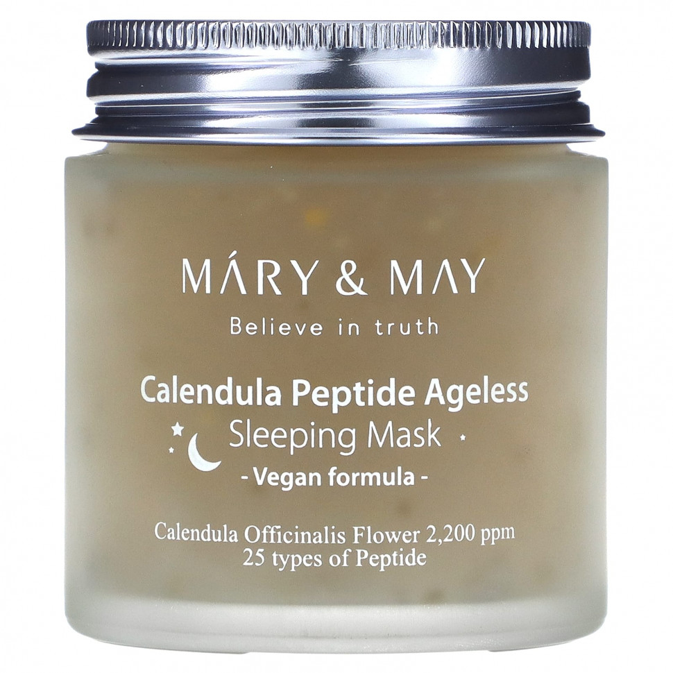 ���� ������ (Iherb) Mary&May, Calendula Peptide Ageless, ����� ��� ���, 110 � (3,88 �����), ������ �� 3950 ���