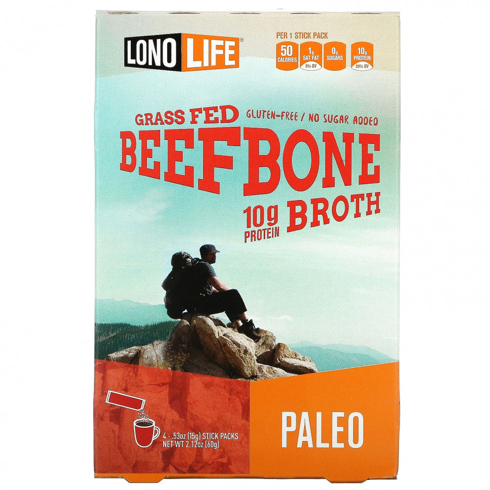 ���� ������ (Iherb) Lonolife, ������, ������� ��������, ����������, 4 �������� �� 15 � (0,53 �����), ������ �� 1680 ���