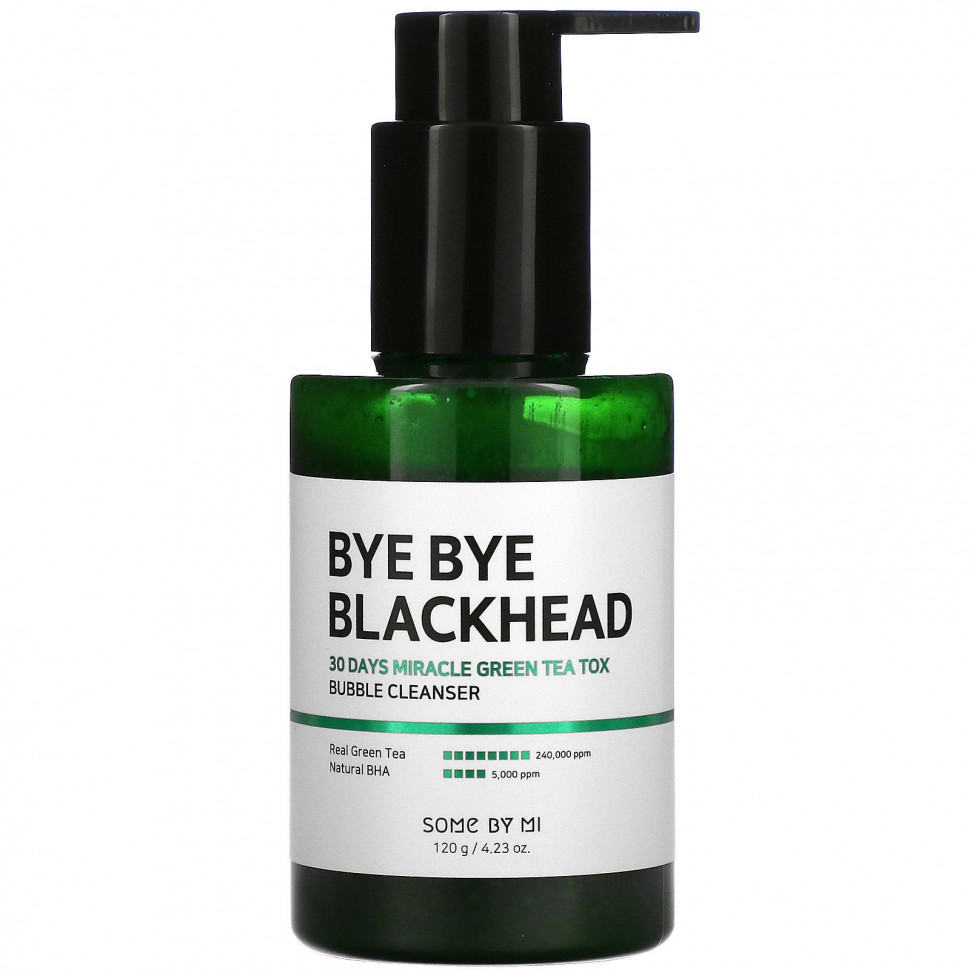   (Iherb) Some By Mi, Bye Bye Blackhead, 30 Days Miracle Green Tea Tox,    , 120  (4,23 )    -     , -, 