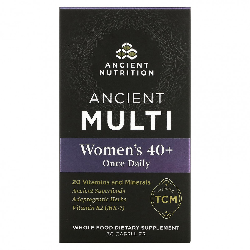   (Iherb) Dr. Axe / Ancient Nutrition, Ancient Multi,    40 , 1   , 30     -     , -, 