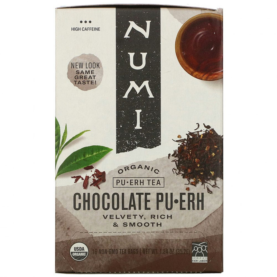 ���� ������ (Iherb) Numi Tea, ������������ ��� ����, ���������� ����, 16 ������ ���������, 1,24 ����� (35,2 �), ������ �� 1520 ���