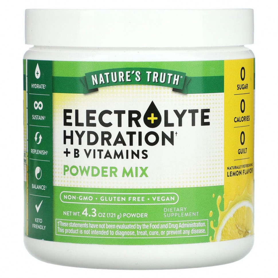 ���� ������ (Iherb) Nature's Truth, ����������� ��� ���������� � ��������� ������ B, ���������� �����, �������, 121 � (4,3 �����), ������ �� 3740 ���