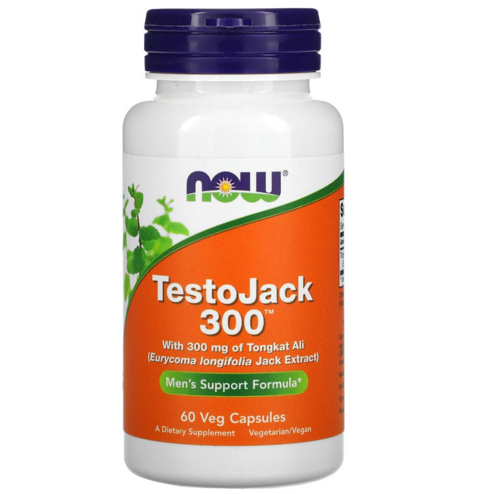   (Iherb) NOW Foods, TestoJack 300, 300 , 60  ,   3900 