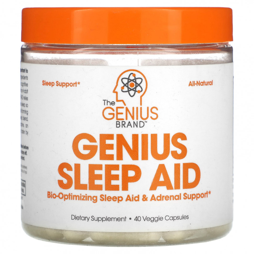   (Iherb) The Genius Brand, Genious Sleep Aid, 40      -     , -, 