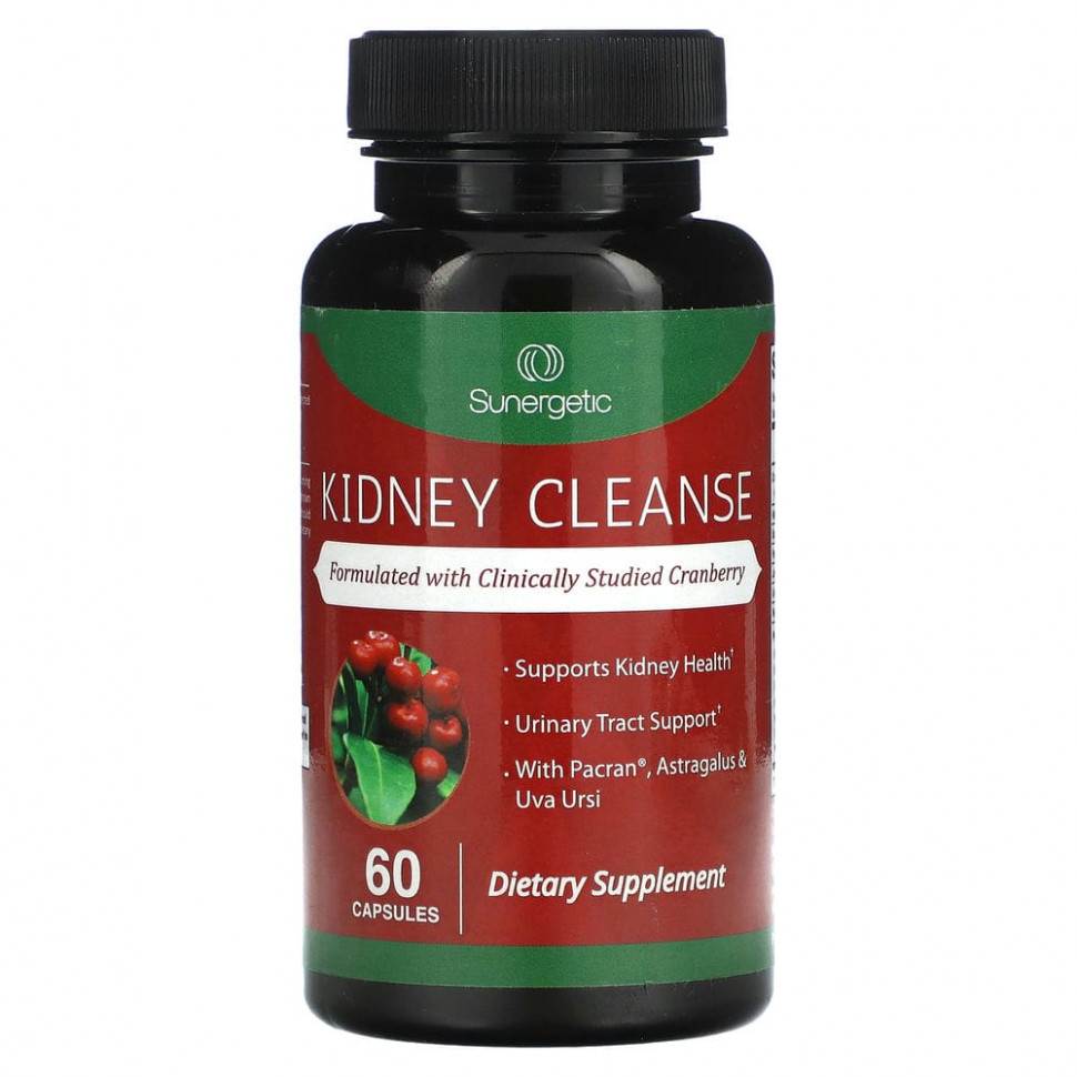   (Iherb) Sunergetic, Kidney Cleanse, 60     -     , -, 