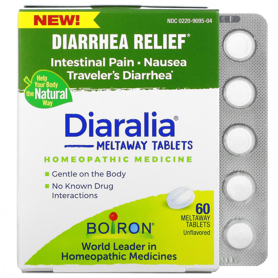 ���� ������ (Iherb) Boiron, Diaralia, �������� �� ������, ��� ��������������, 60 �������� Meltaway, ������ �� 2280 ���