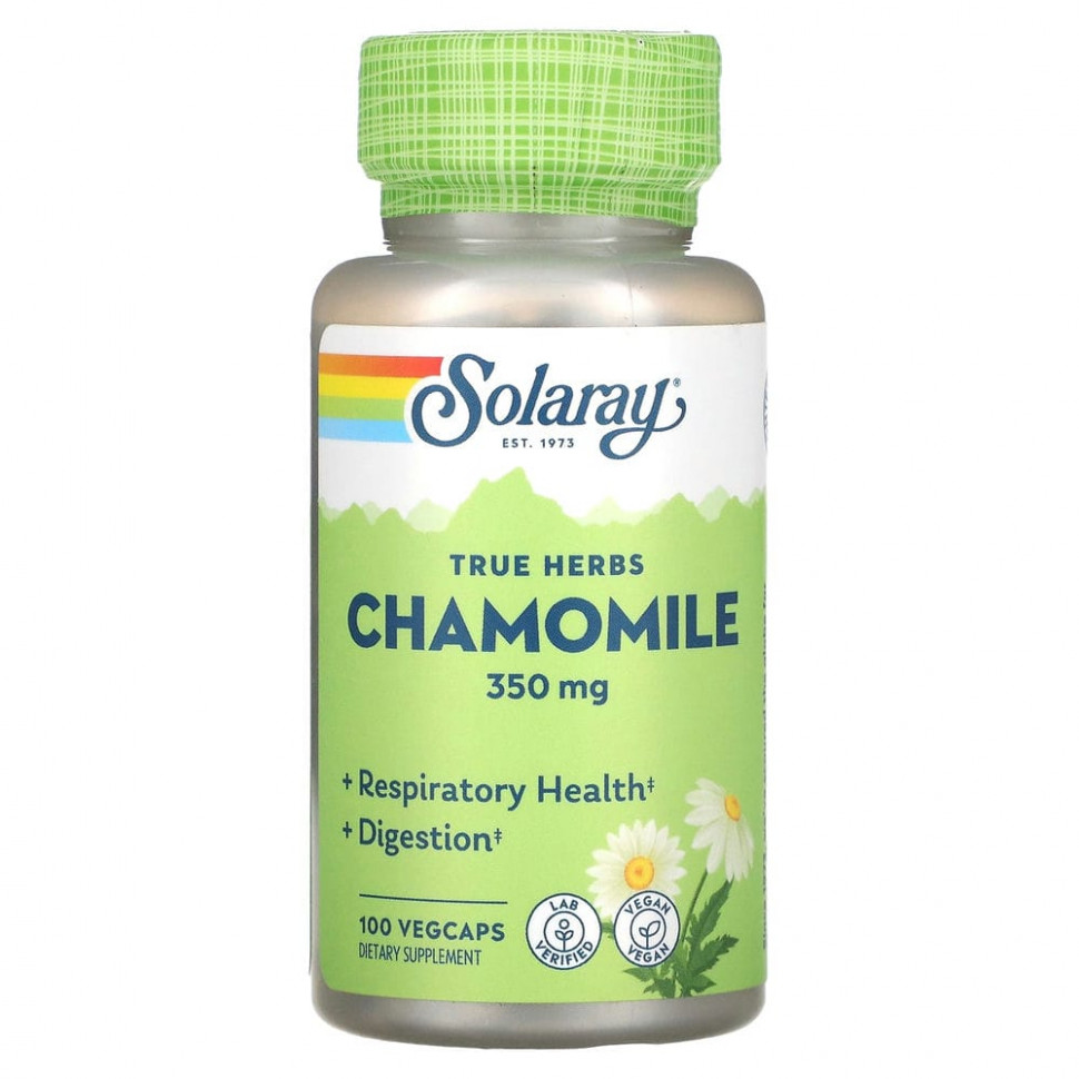 ���� ������ (Iherb) Solaray, �������, 350 ��, 100 ������ �� ������������ ������, ������ �� 1240 ���