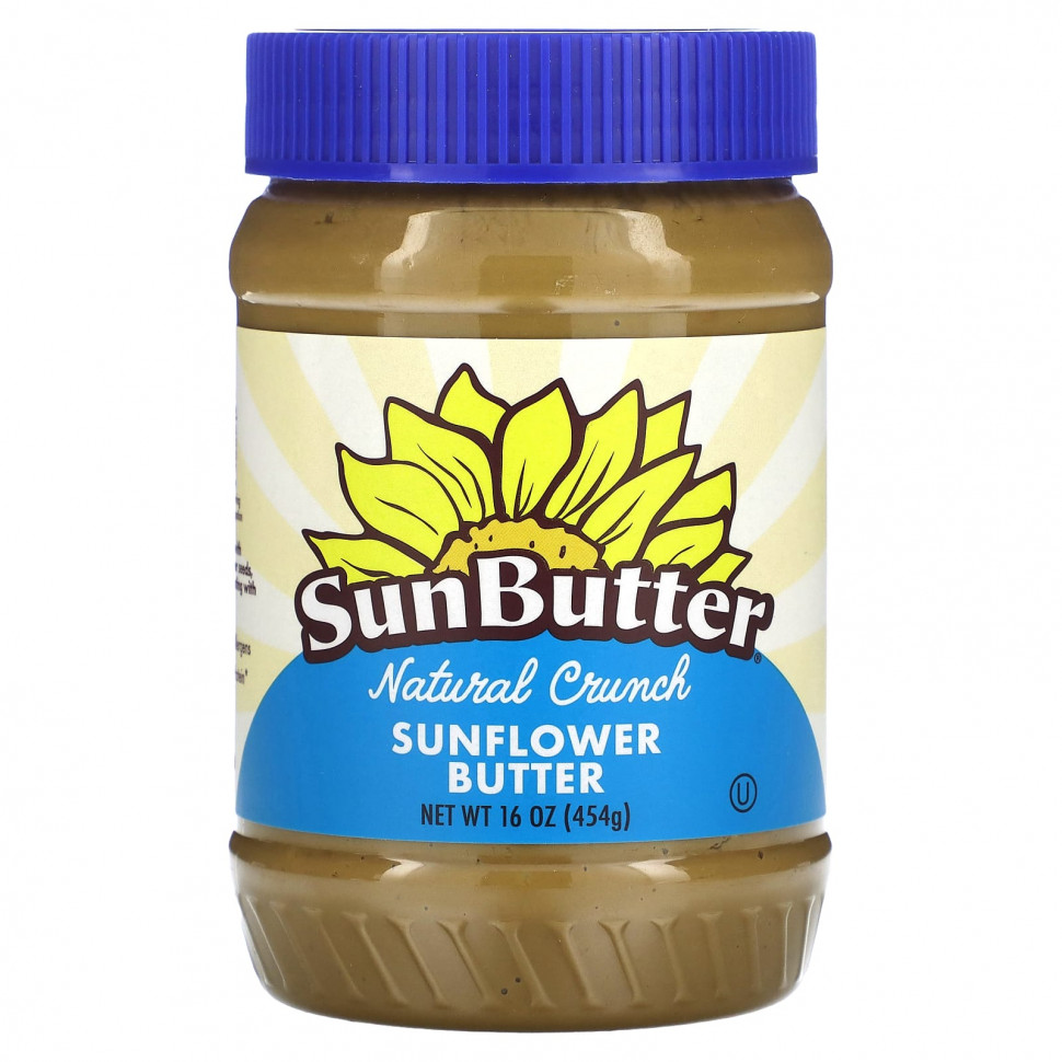 ���� ������ (Iherb) SunButter, Natural Crunch, ����� �� ����� �������������, 16 ����� (454 �), ������ �� 2260 ���
