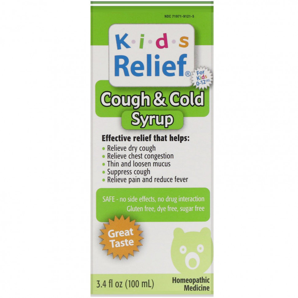   (Iherb) Homeolab USA, Kids Relief,     ,   012 , 100  (3,4 . )    -     , -, 