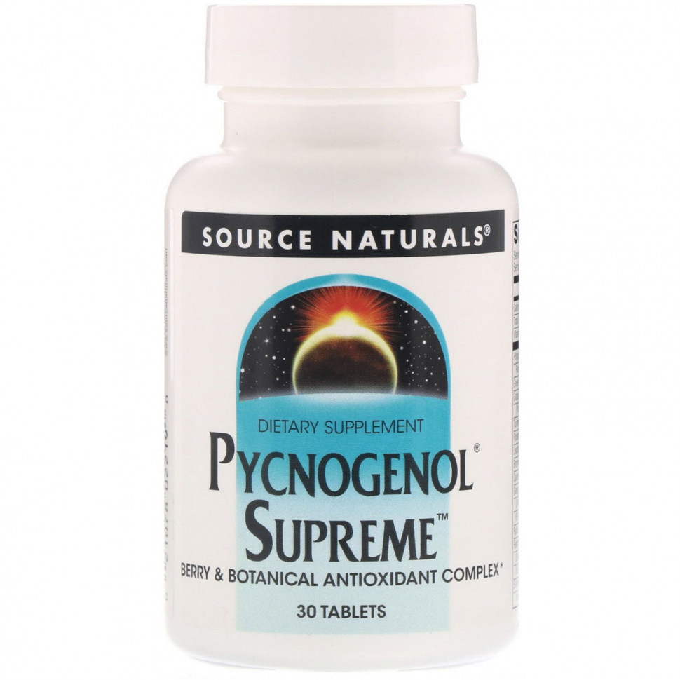 ���� ������ (Iherb) Source Naturals, ���������� Supreme, 30 ��������, ������ �� 3070 ���