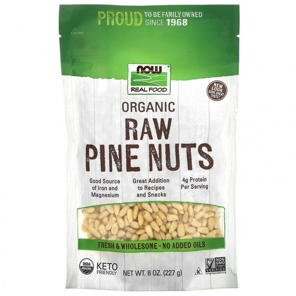 ���� ������ (Iherb) NOW Foods, Real Food, ������������, �������� �����, �����, 8 ����� (227 �), ������ �� 3830 ���