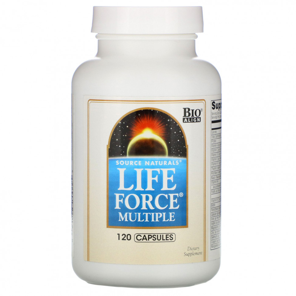 ���� ������ (Iherb) Source Naturals, �������������� Life Force, 120 ������, ������ �� 4670 ���