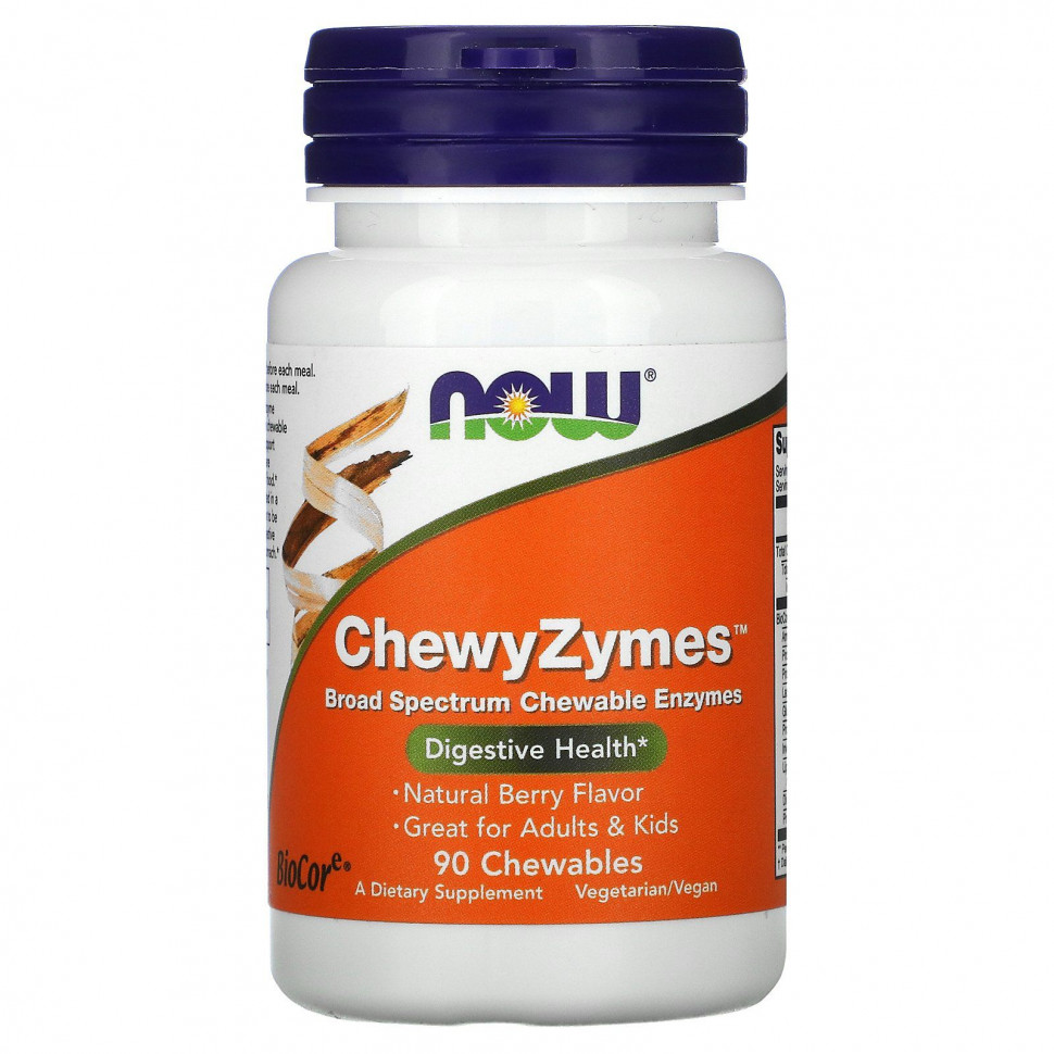   (Iherb) NOW Foods, ChewyZymes,   , 90      -     , -, 