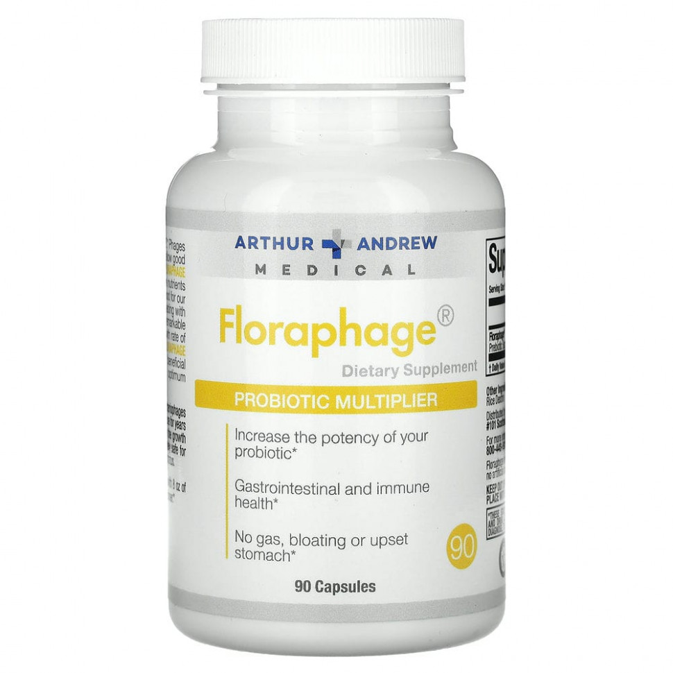   (Iherb) Arthur Andrew Medical, Floraphage, 90 ,   7870 