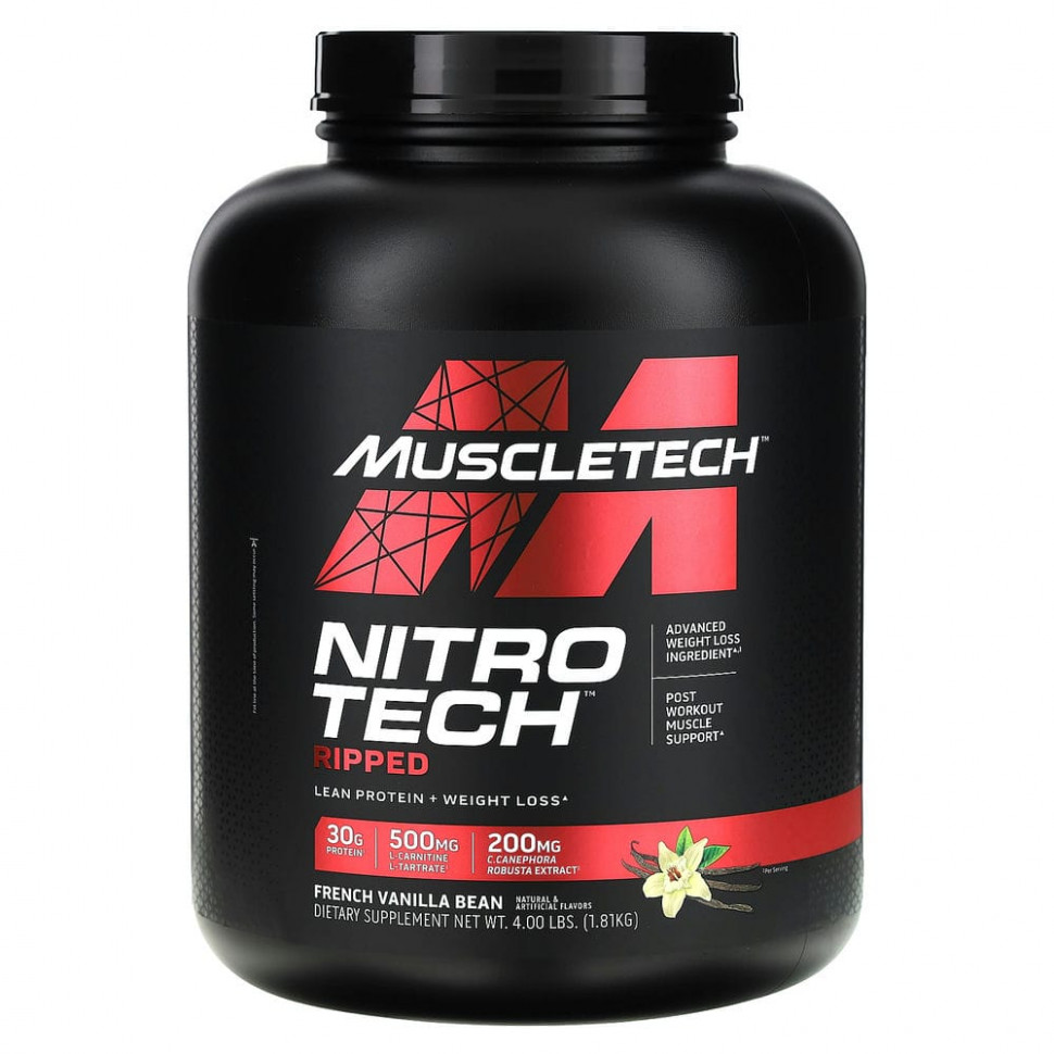   (Iherb) Muscletech, Nitro Tech Ripped,   +   ,  , 1,81  (4 )    -     , -, 