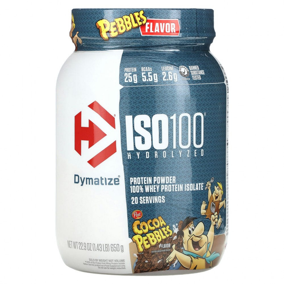 ���� ������ (Iherb) Dymatize, ISO100, ���������������, 100% ������ ������������� ��������, ������ �����, 640 � (1,4 �����), ������ �� 10360 ���