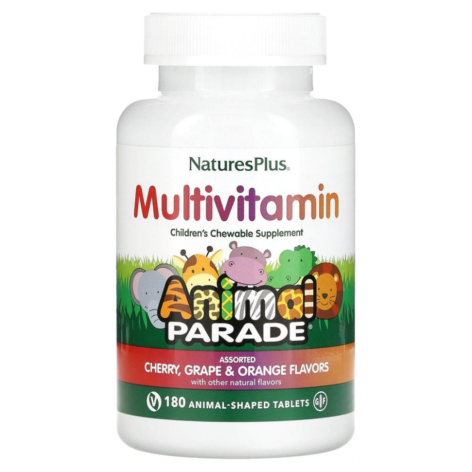   (Iherb) NaturesPlus, Source of Life, Animal Parade,    ,  , , 180        -     , -, 