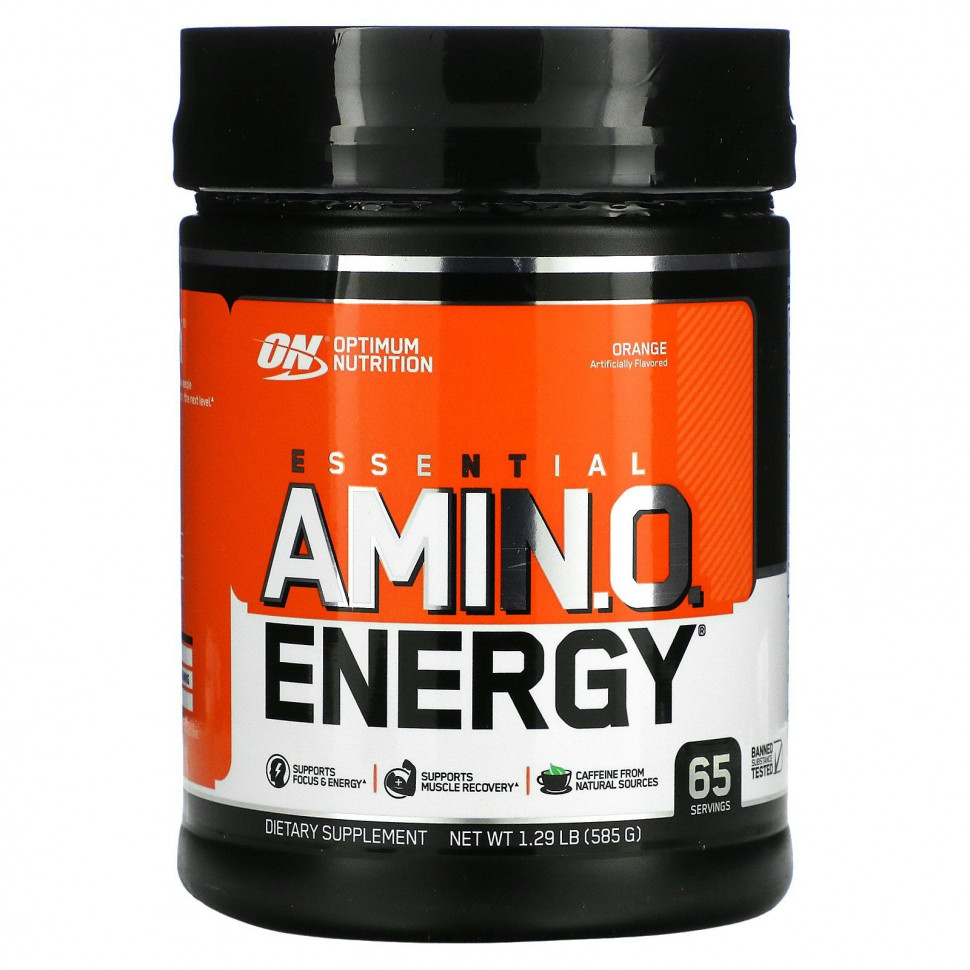 ���� ������ (Iherb) Optimum Nutrition, ESSENTIAL AMIN.O. ENERGY, Orange Cooler, 585 � (1,29 �����), ������ �� 11050 ���