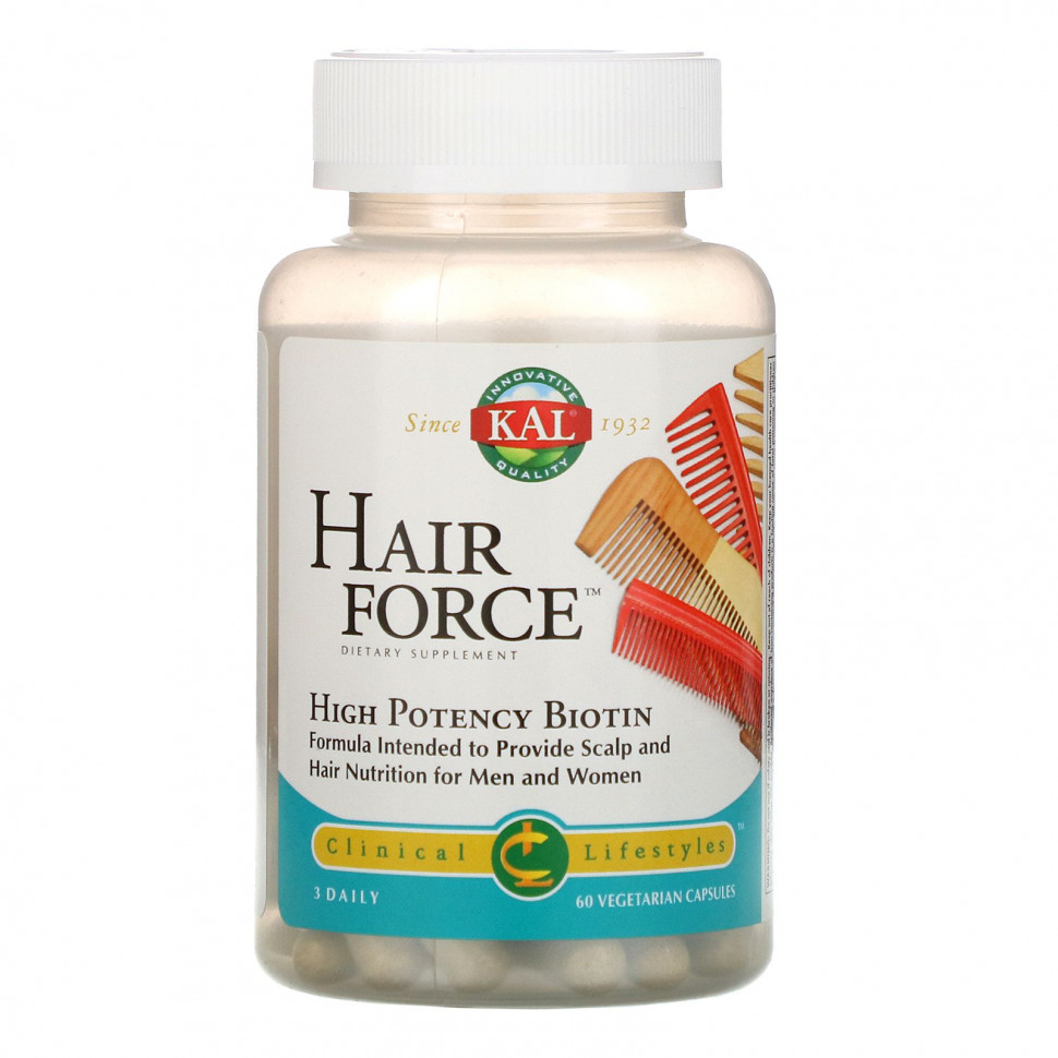   (Iherb) KAL, Hair Force,  , 60      -     , -, 