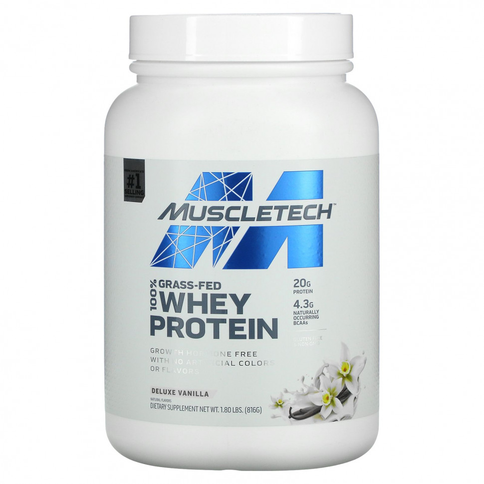 ���� ������ (Iherb) Muscletech, 100% ������������ ������� ��������� �������, ������, 816 � (1,8 �����), ������ �� 5610 ���