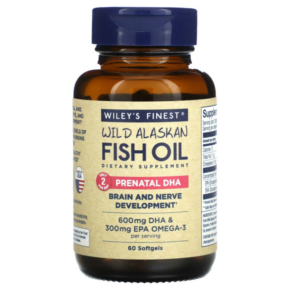   (Iherb) Wiley's Finest,   ,  , 600 , 60       -     , -, 