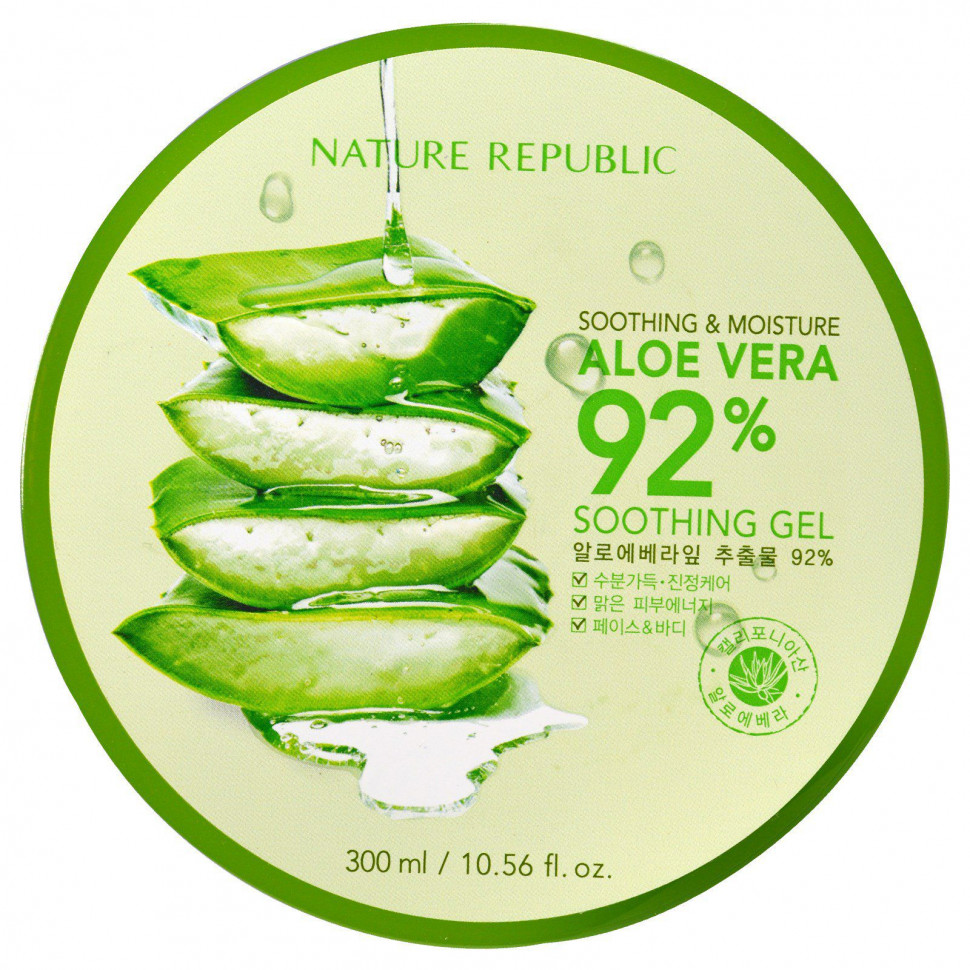 ���� ������ (Iherb) Nature Republic, ���������� � ����������� ���� � ���� ���� (92%), 10,56 ������ ����� (300 ��), ������ �� 1140 ���