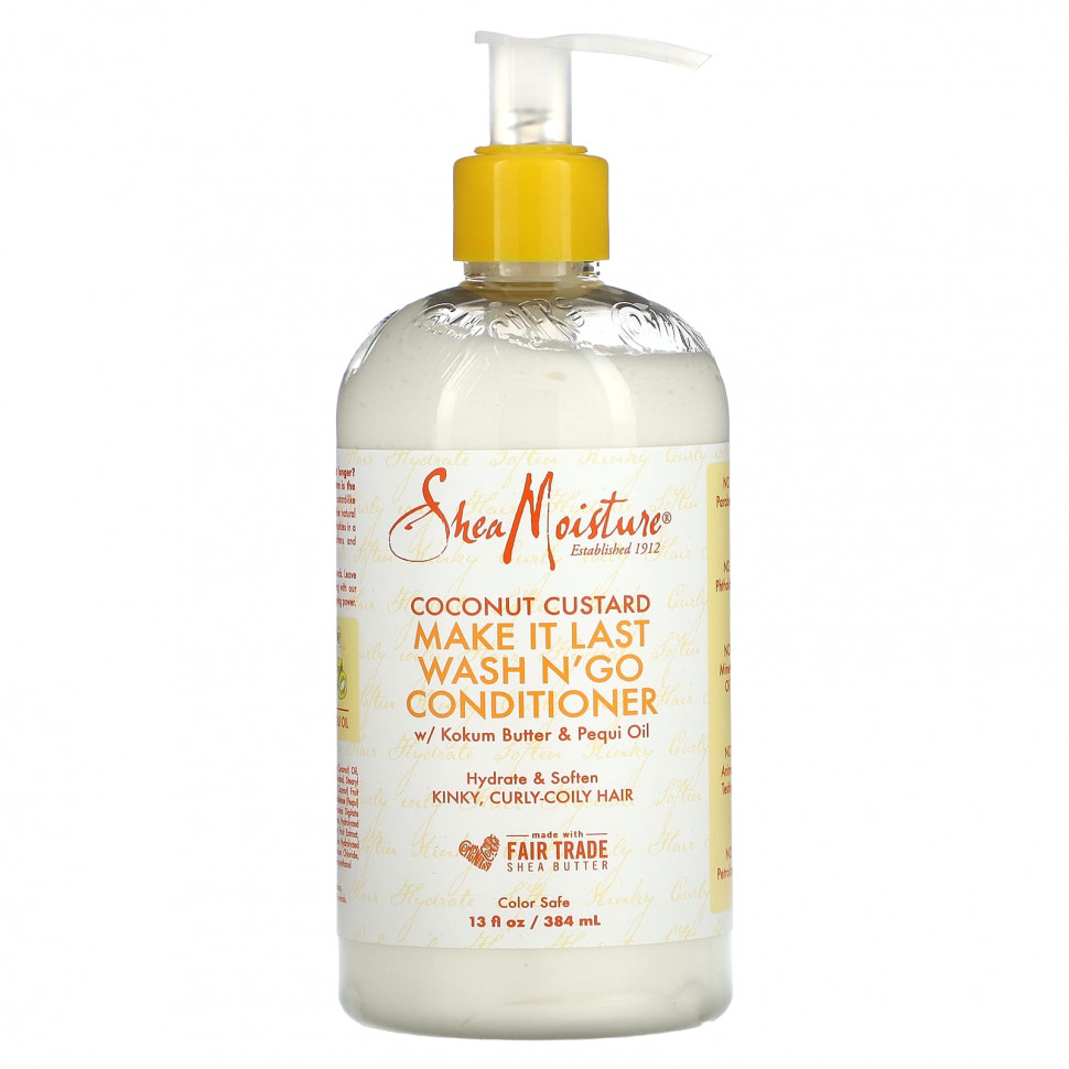   (Iherb) SheaMoisture, Make It Last Wash N 'Go,    ,  , 384  (13 . )    -     , -, 