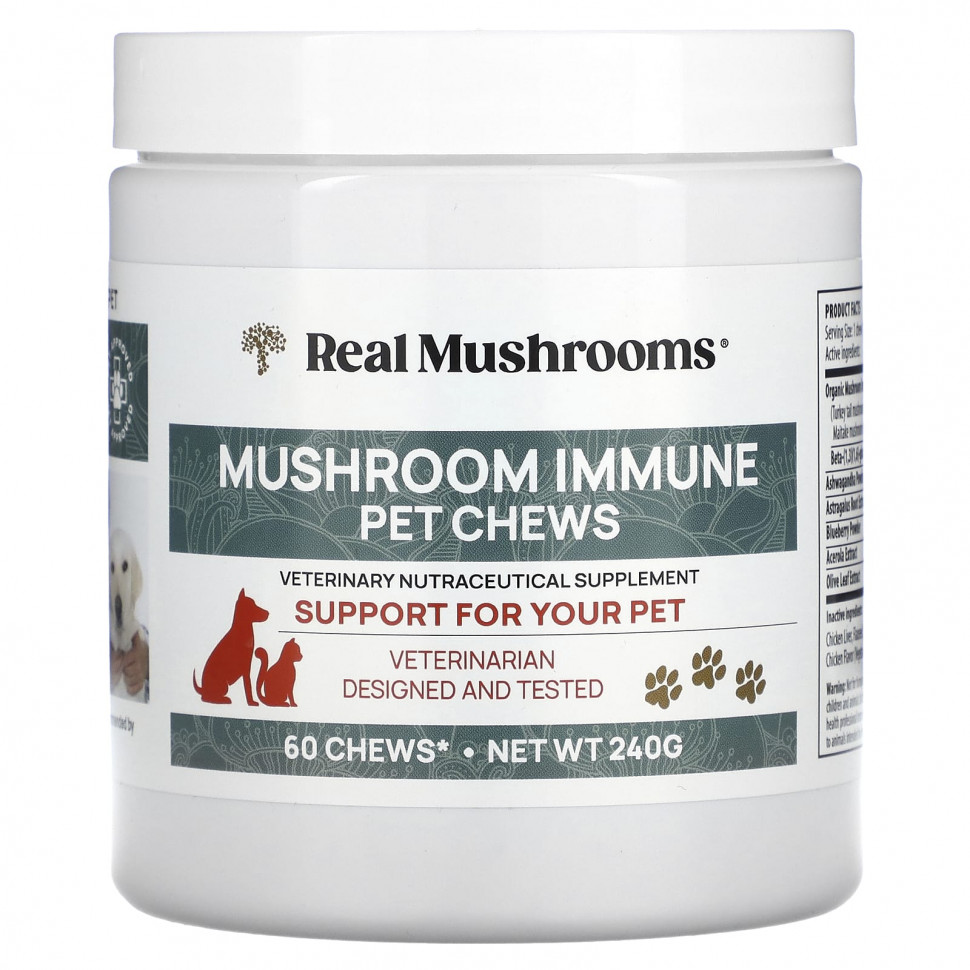   (Iherb) Real Mushrooms,     ,   , 60   (240 )    -     , -, 