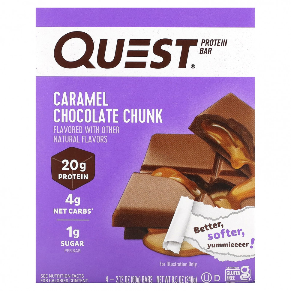 ���� ������ (Iherb) Quest Nutrition, ����������� ��������, ������� ������������ ��������, 4 ���������, 60 � (2,12 �����), ������ �� 2550 ���
