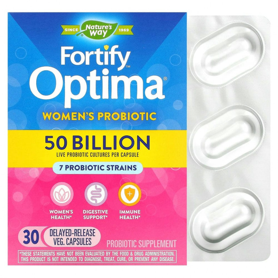   (Iherb) Nature's Way, Fortify Optima,   , 50 , 30     .     -     , -, 