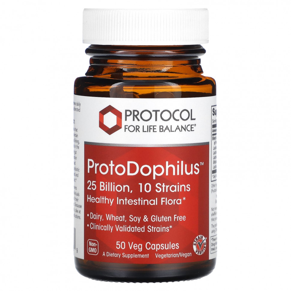 ���� ������ (Iherb) Protocol for Life Balance, ProtoDophilus, 25 ����, 50 ������������ ������, ������ �� 4360 ���