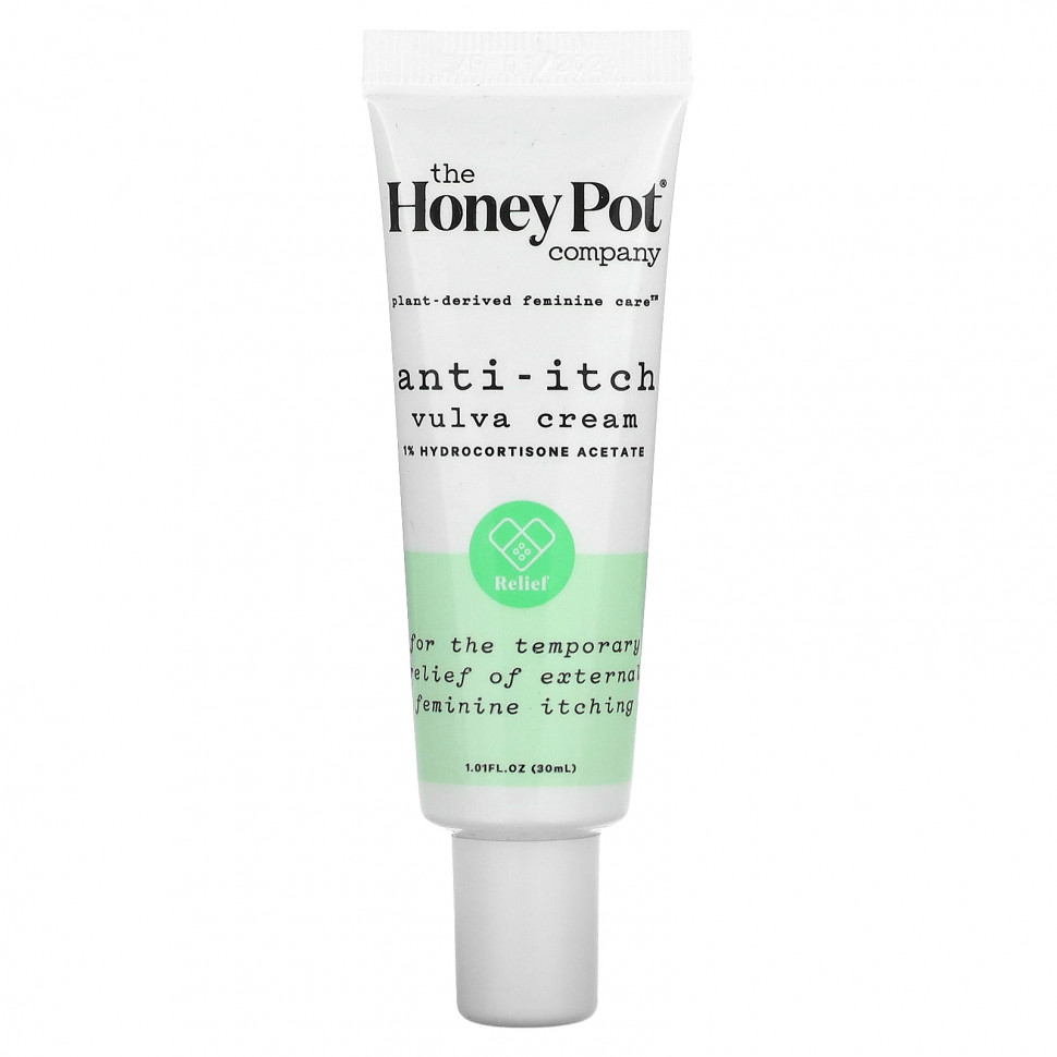   (Iherb) The Honey Pot Company, Anti-Itch Vulva Cream, 1.01 fl oz (30 ml)    -     , -, 