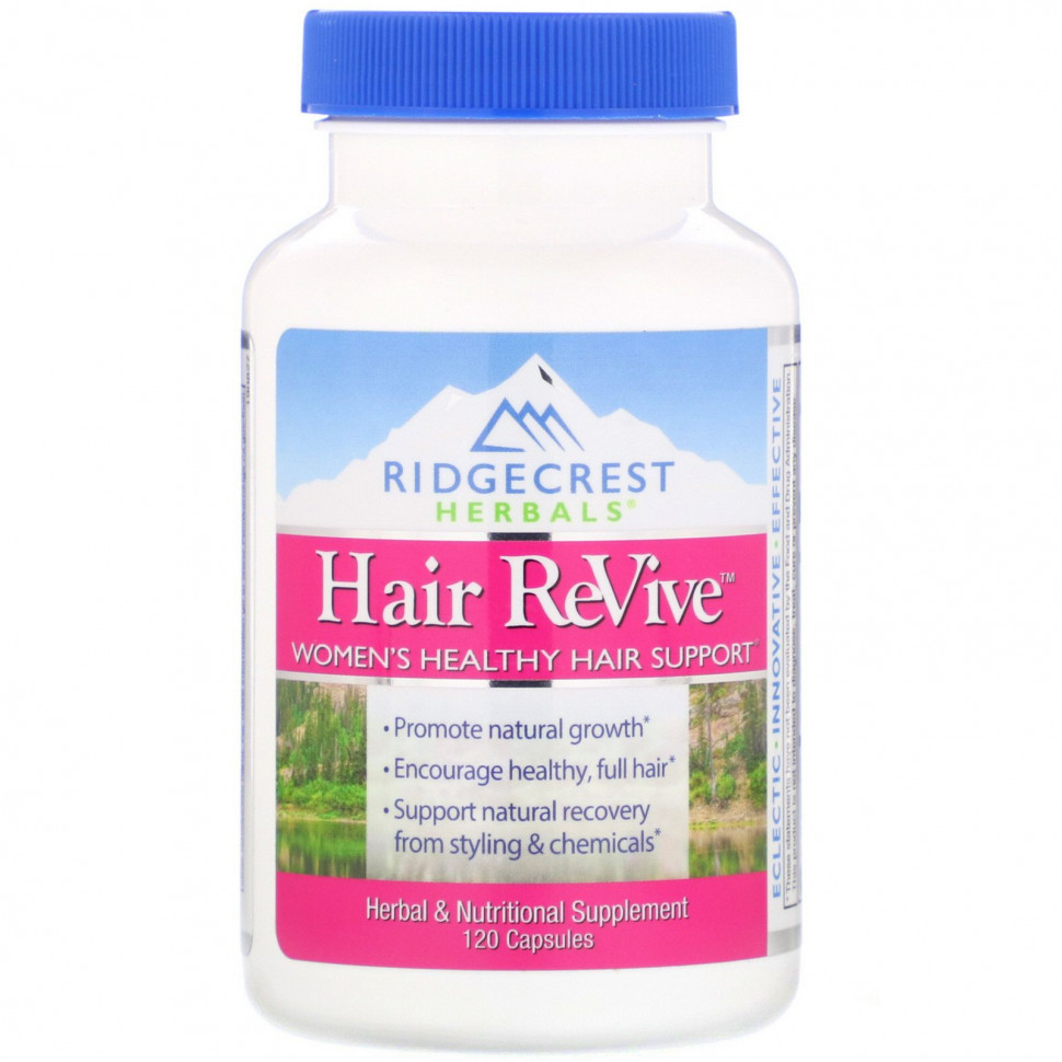   (Iherb) RidgeCrest Herbals, Hair ReVive, 120     -     , -, 