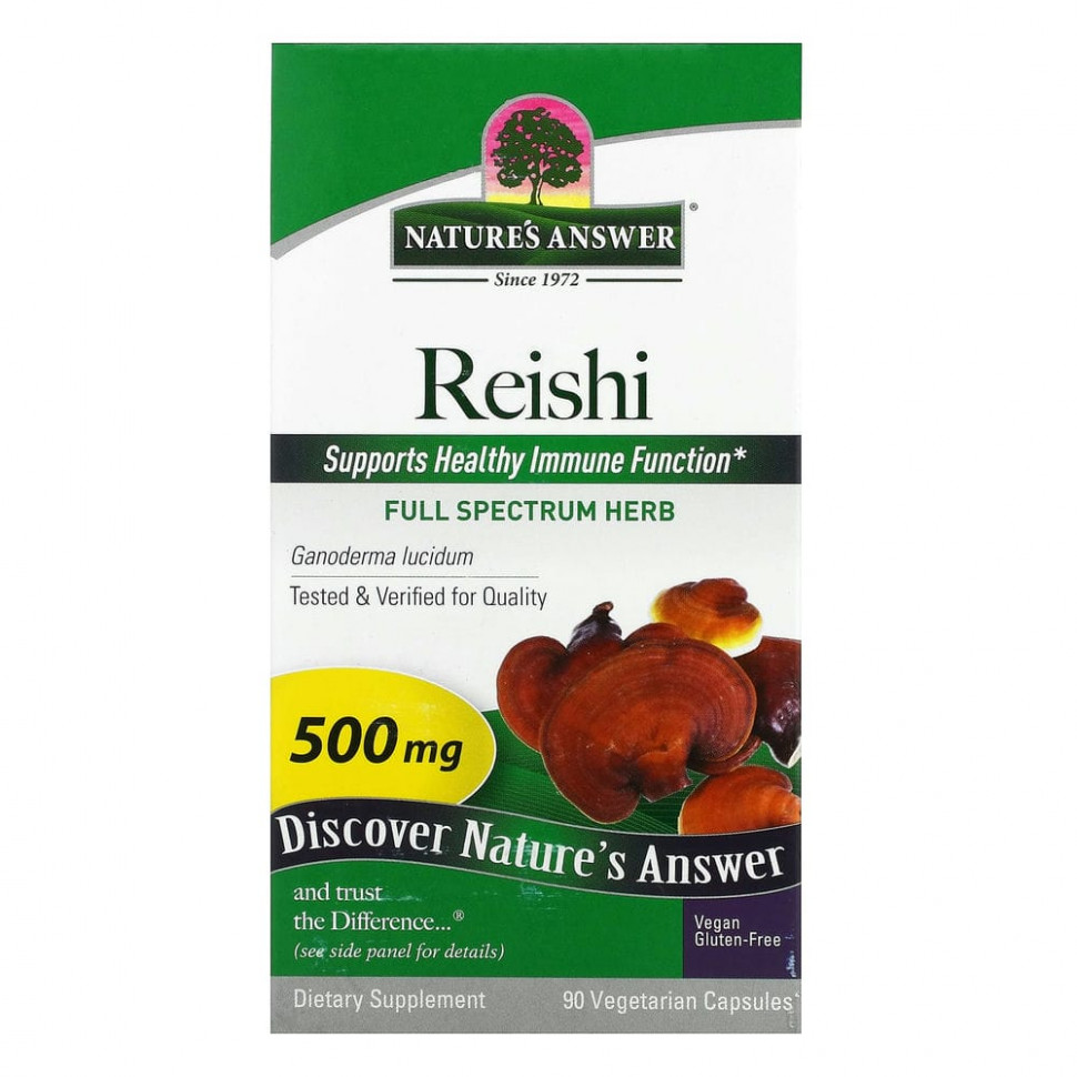   (Iherb) Nature's Answer, , 500 , 90      -     , -, 