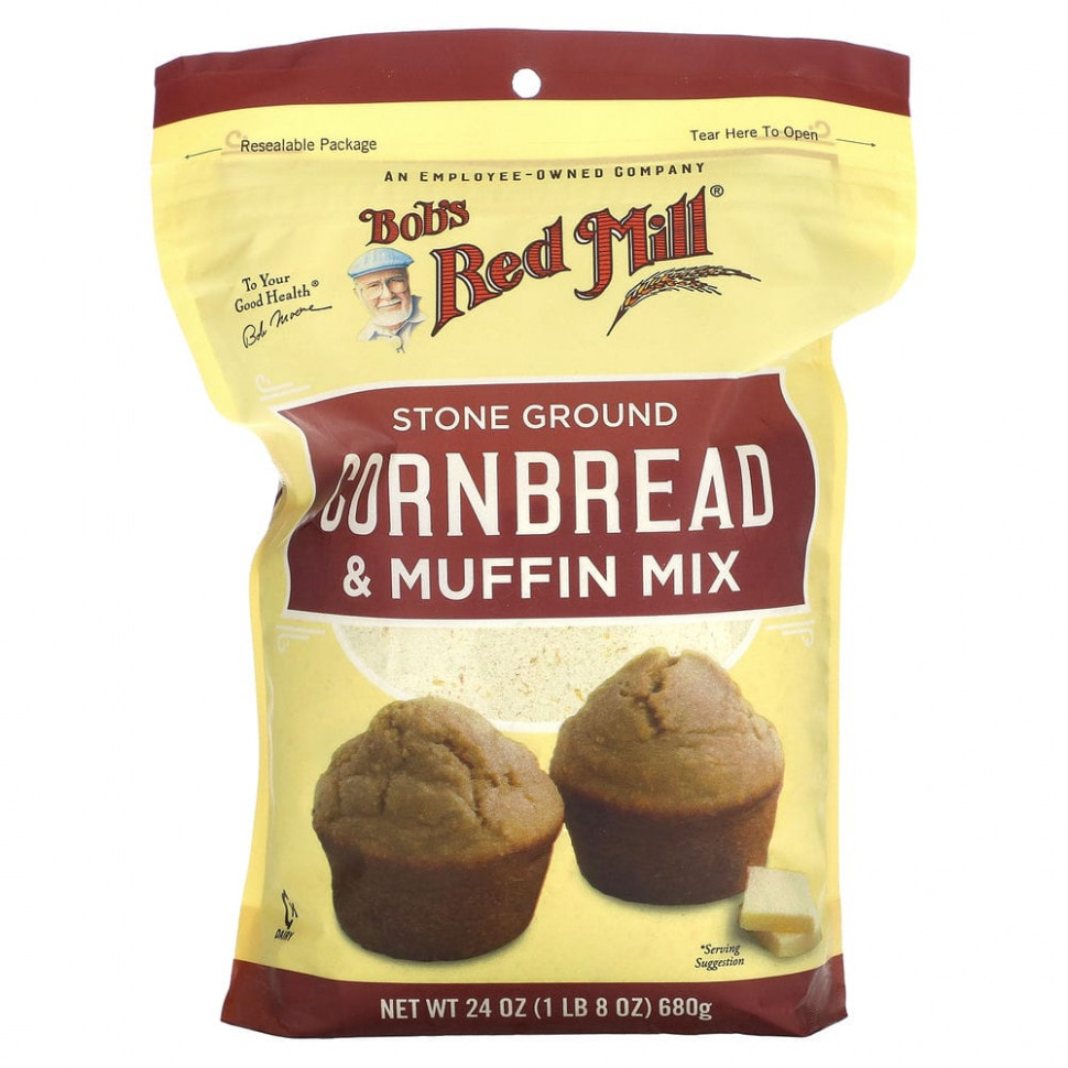 ���� ������ (Iherb) Bob's Red Mill, ����� �� �������� ����������� ����� � ��������, 680 � (1 ���� 8 �����), ������ �� 1490 ���