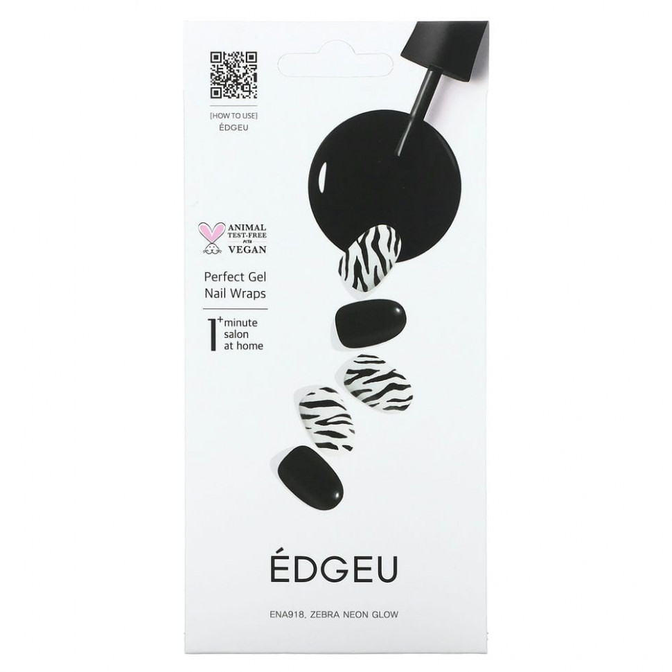 ���� ������ (Iherb) Edgeu, ������� ����������� ��� ������ Perfect, ENA918, Zebra Neon Glow, ����� �� 16 �������, ������ �� 2020 ���