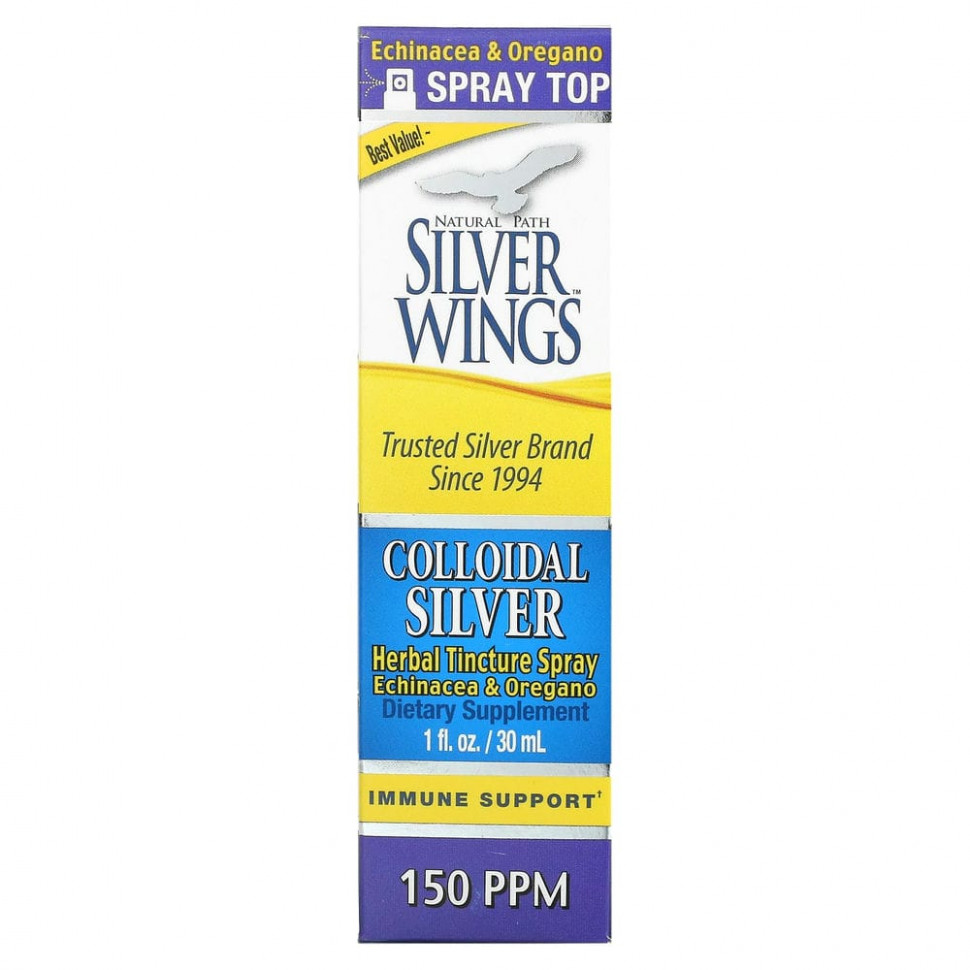 ���� ������ (Iherb) Natural Path Silver Wings, ���������� �������, ����� � �������� ���������, 150 �/���, 1 ����. ���. (30 ��), ������ �� 2510 ���