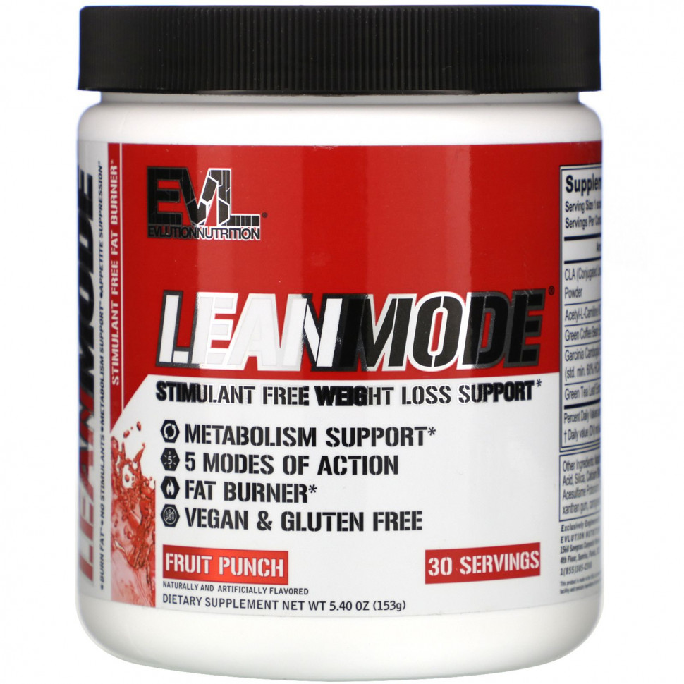 ���� ������ (Iherb) EVLution Nutrition, LeanMode, ��������� ����, 153 � (5,40 �����), ������ �� 5220 ���