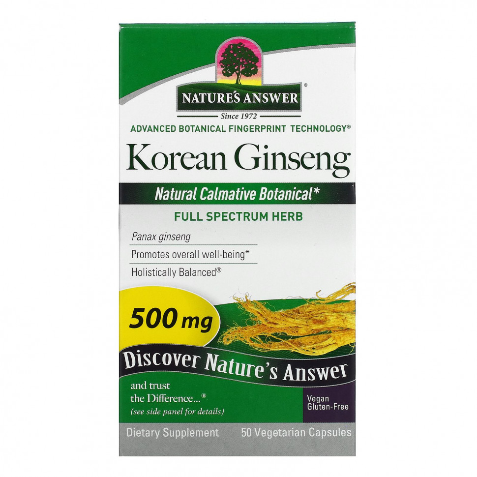   (Iherb) Nature's Answer,  , 500 , 50      -     , -, 