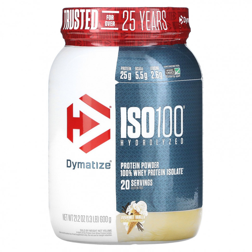   (Iherb) Dymatize, ISO 100, ,   100%   ,  , 600  (1,3 )    -     , -, 