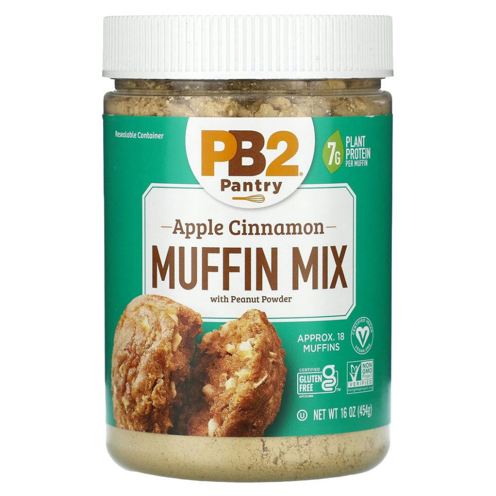 ���� ������ (Iherb) PB2 Foods, ����� ������ � ������� � ������� � ���������� ��������, 454 � (16 �����), ������ �� 2440 ���