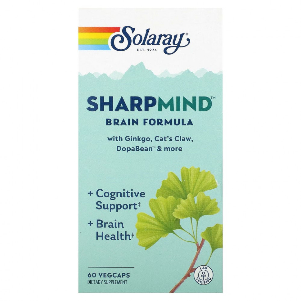   (Iherb) Solaray, SharpMind,   , 60     -     , -, 