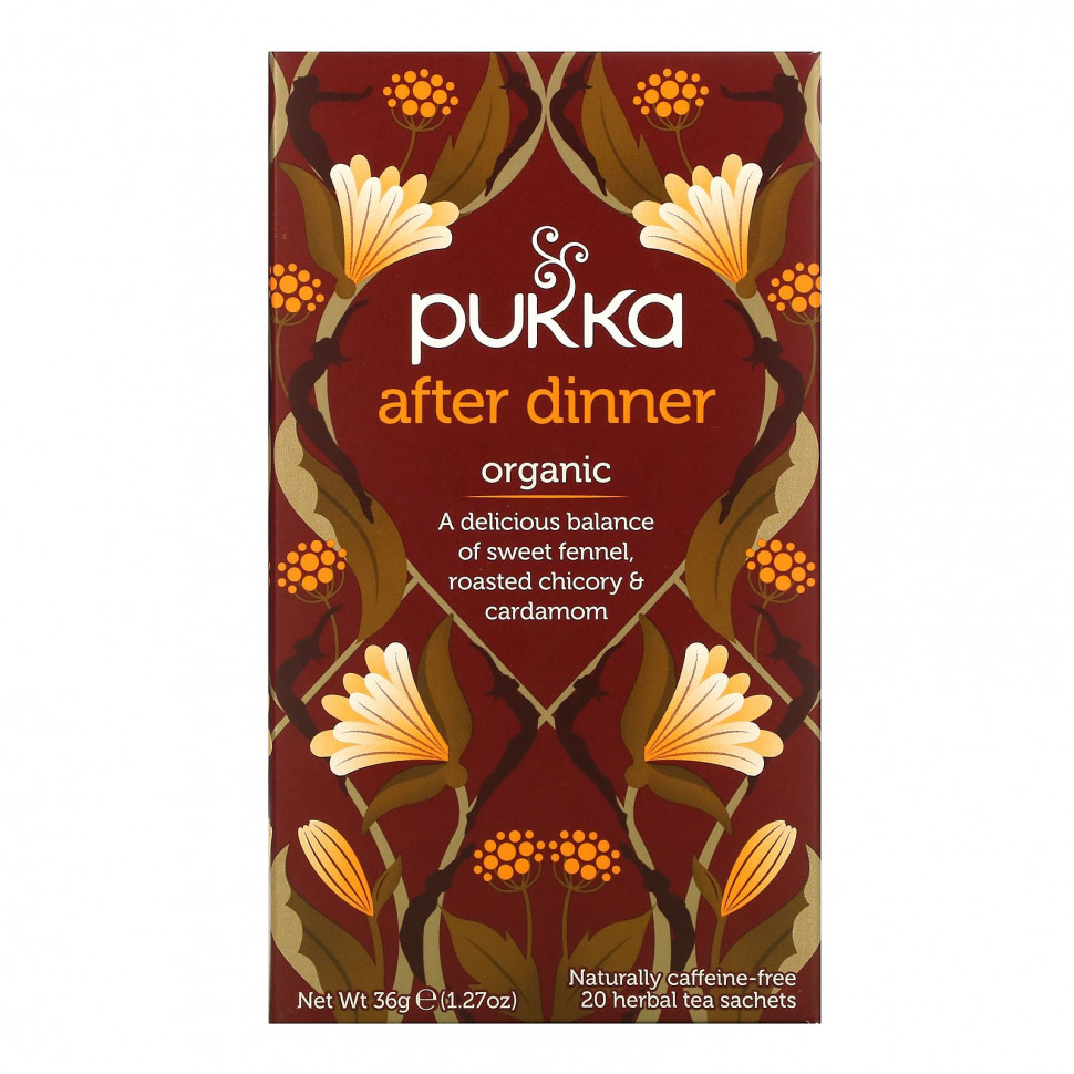 ���� ������ (Iherb) Pukka Herbs, ����� �����, 20 ��������� ��������� ���, 36 � (1,27 �����), ������ �� 1250 ���