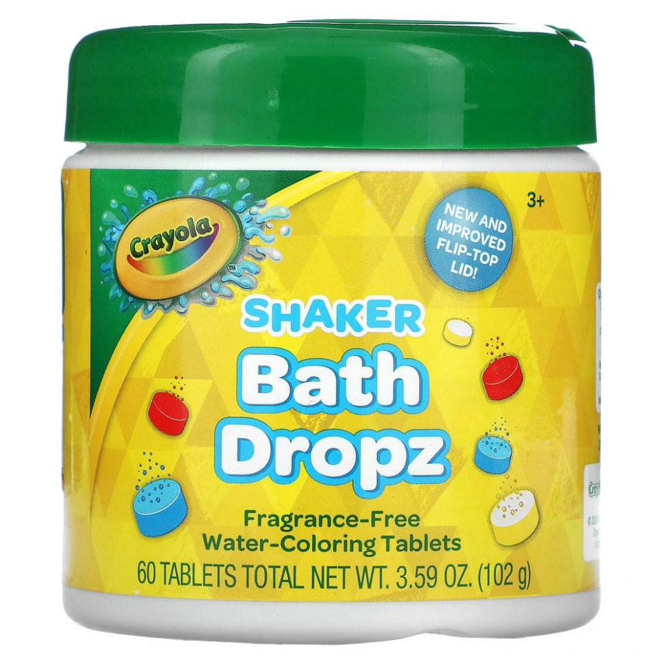   (Iherb) Crayola, Shaker Bath Dropz,    3 ,  , 60 , 102  (3,59 )    -     , -, 