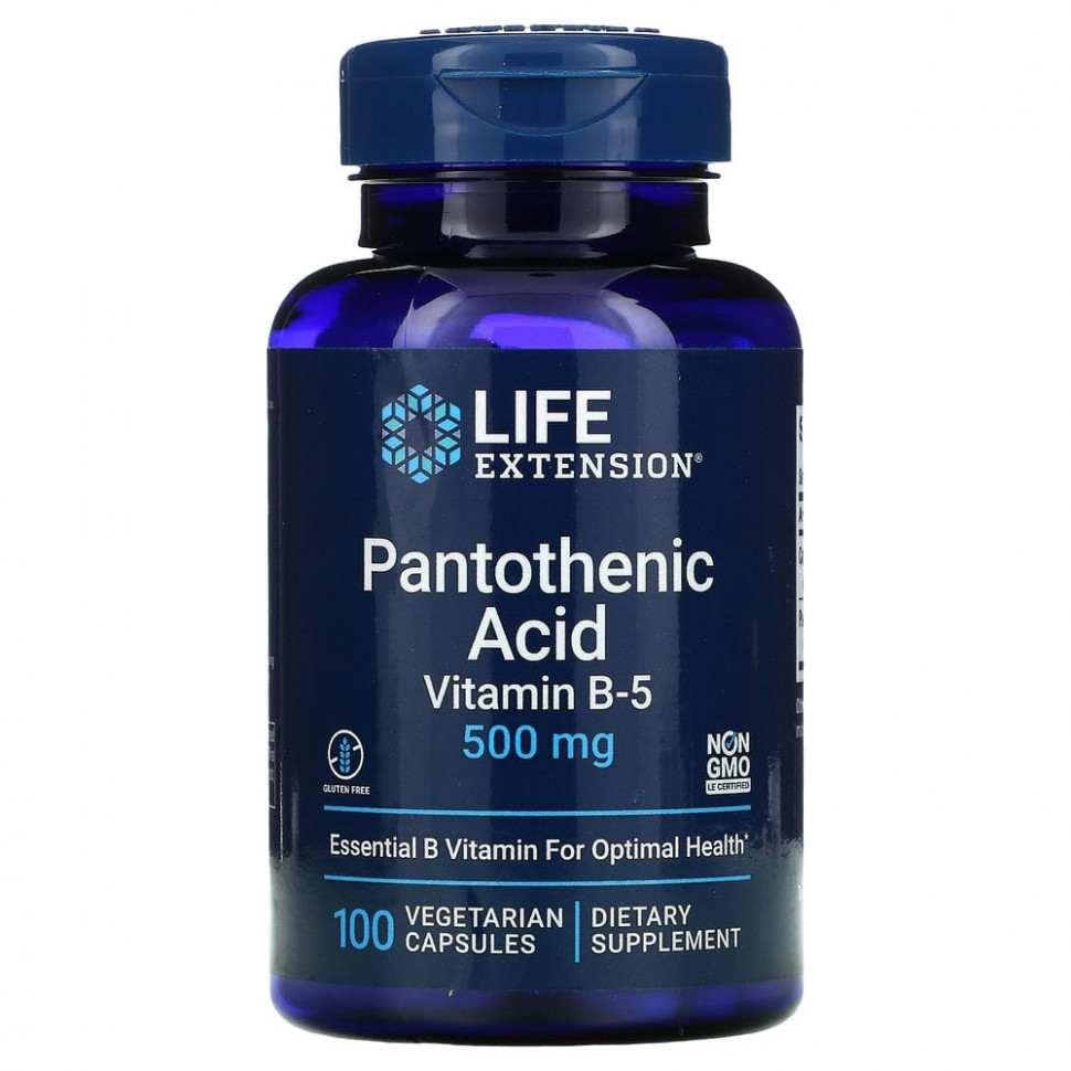 ���� ������ (Iherb) Life Extension, ������������ ������� (������� B5), 500 ��, 100 �������������� ������, ������ �� 2810 ���