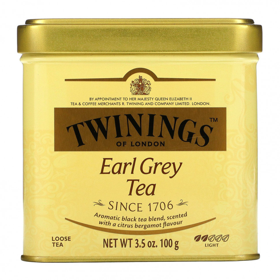 ���� ������ (Iherb) Twinings, Earl Grey, �������� ���, 100 � (3,53 �����), ������ �� 1880 ���