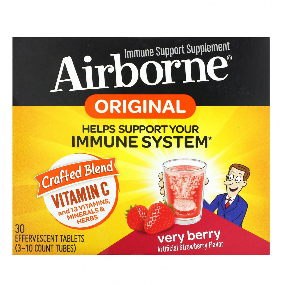 ���� ������ (Iherb) AirBorne, ������� ��� ��������� ����������, �����, 3 ������, 10 ������� �������� � ������, ������ �� 4660 ���