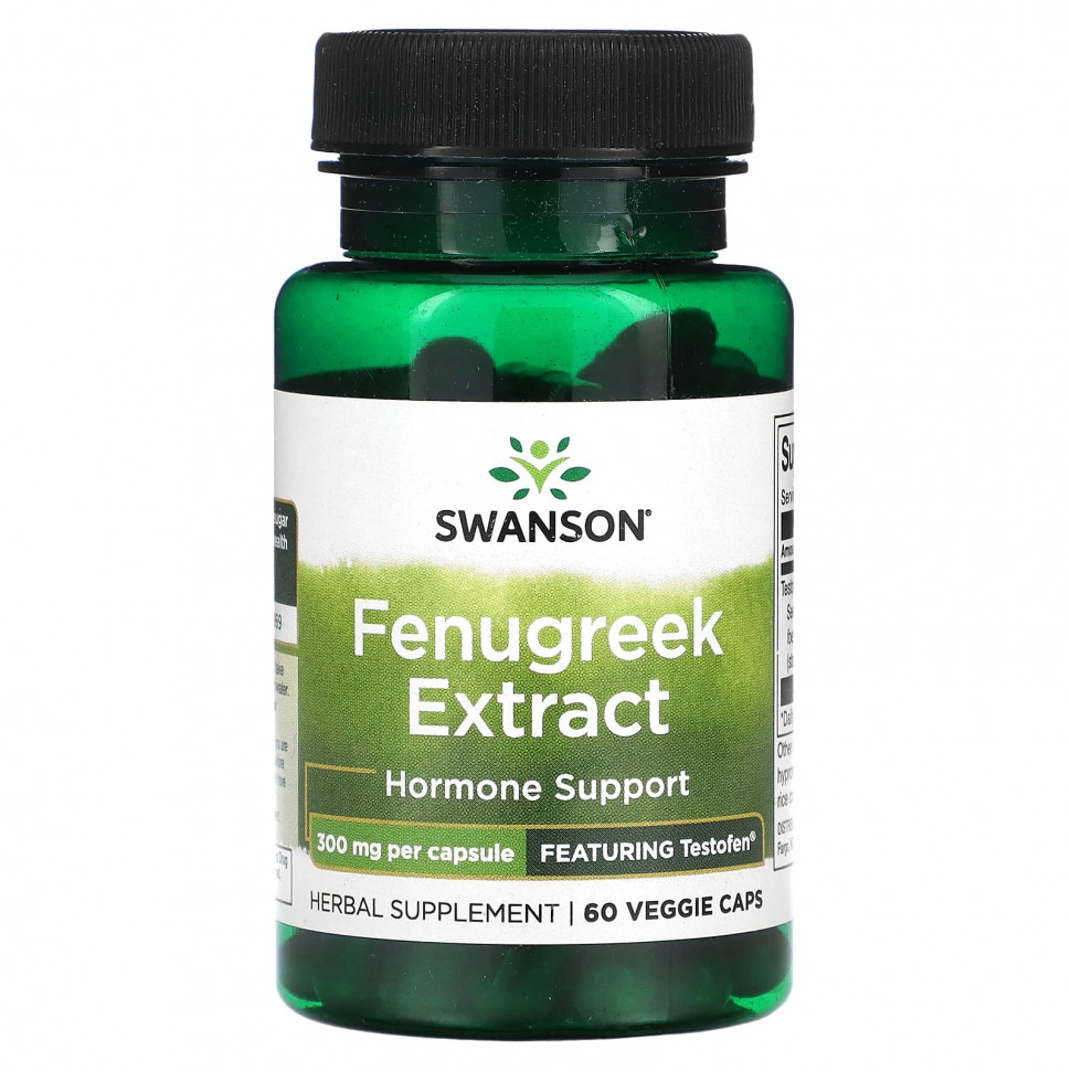 ���� ������ (Iherb) Swanson, �������� ���������, 300 ��, 60 ������������ ������, ������ �� 3440 ���