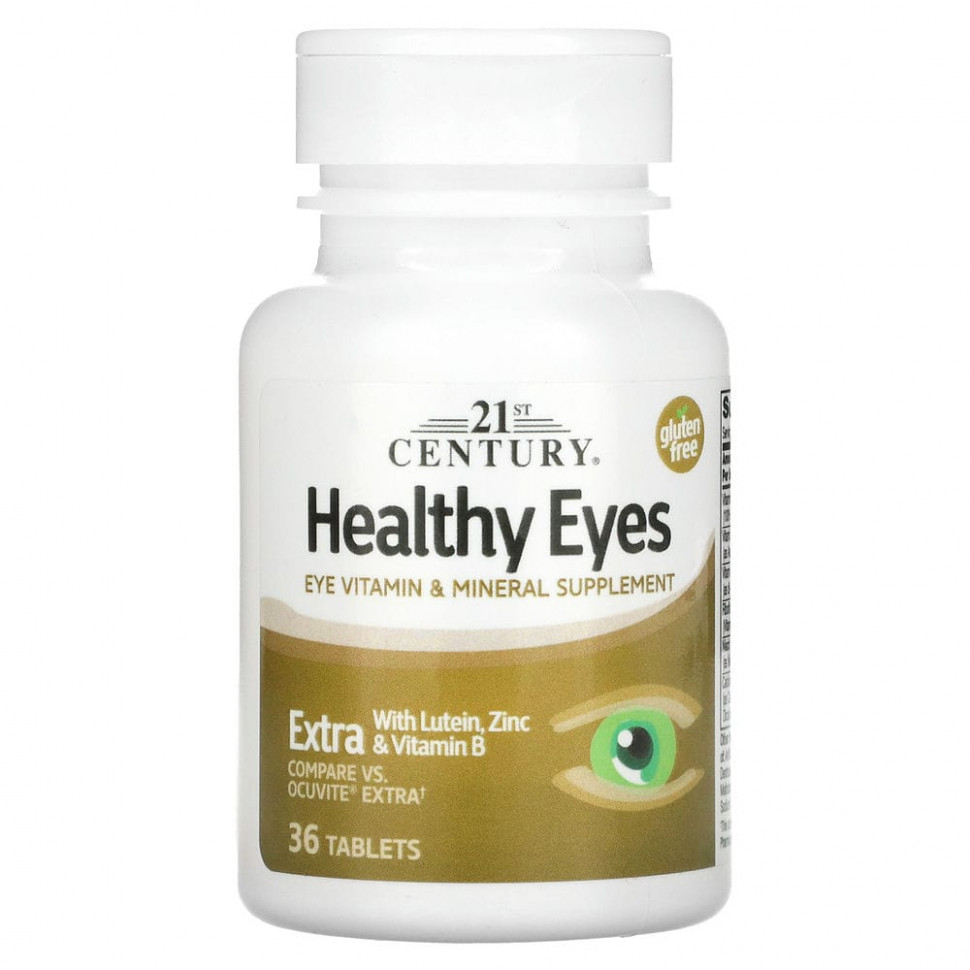 ���� ������ (Iherb) 21st Century, Healthy Eyes, Extra, ������� � ���������� ����� �������� ��� �������� ����, 36 ��������, ������ �� 910 ���